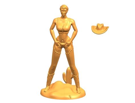 Cowgirl 3d Model For 3d Printing 3d Model 3d Printable Cgtrader