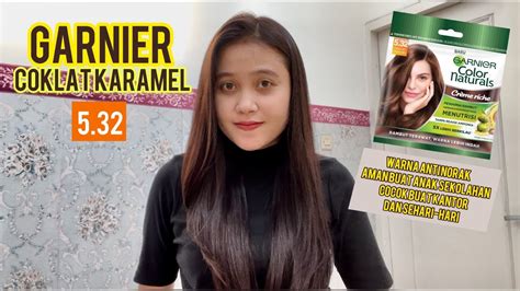 Review Garnier Color Naturals Coklat Karamel 532 Cat Rambut Di Rumah