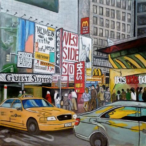 Ny The Big Apple Painting By Maggie Cabral Fine Art America
