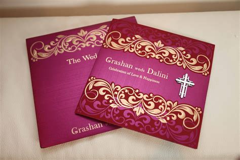 Christian Wedding Card Hindu Wedding Cards Is A Well Known Brand In