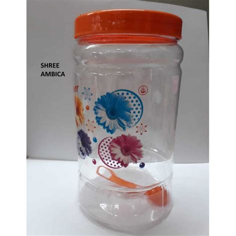 Shree Ambica Transparent Plastic Jar At Rs Piece In Ahmedabad ID