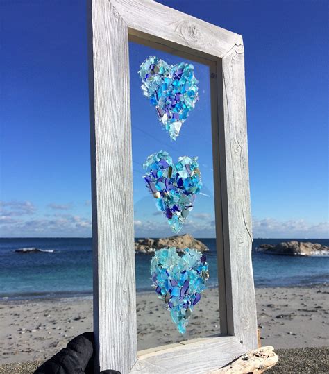 Beachcreation Sea Glass Art Sea Glass Diy Beach Crafts