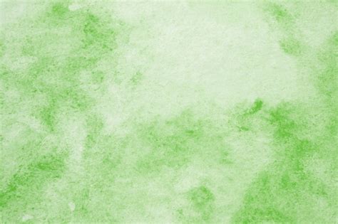 Green Abstract Watercolor Painting Textured On White Paper Background