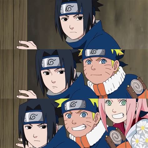 Sasuke Uchiha Naruto Uzumaki And Sakura Haruno Team 7 Naruto