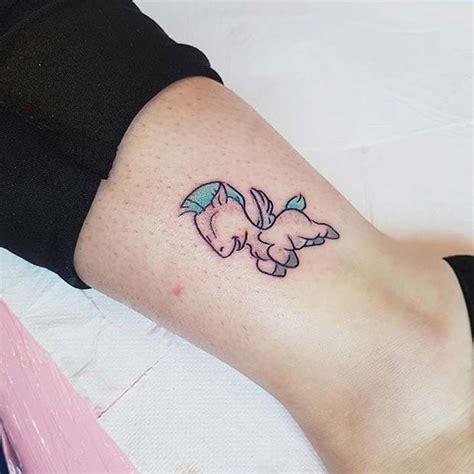These pegasus temporary tattoos are a brilliant way to add a touch of magic. 23 Cute and Creative Small Disney Tattoo Ideas | StayGlam