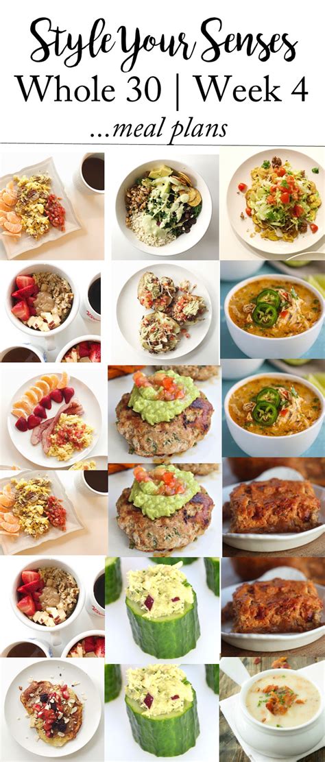 Whole30 Meal Plans Whole30 Week 3 And 4 Style Your Senses