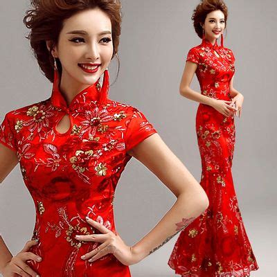 Ropa China Tradicional Buscar Con Google Red Chinese Wedding Dress Red Chinese Dress Chinese
