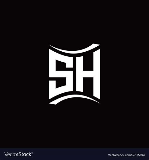 Letter Sh Logo Design
