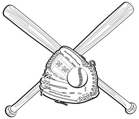 Pictures Of Baseball Bats And Gloves Clipart Best
