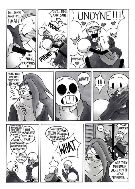 Rule 34 Animated Skeleton Blush Bone Closed Eyes Clothed Clothed Sex Clothing Comic Dialogue
