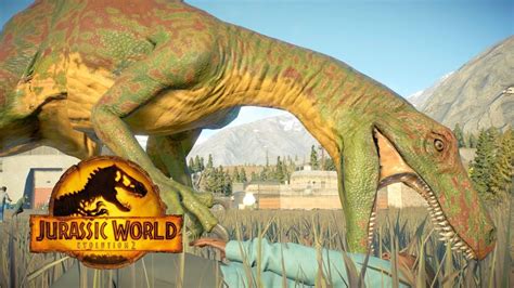 Battle Royale Herrerasaurus Vs Atrociraptor Jurassic World Evolution 2 4k 60fps Youtube