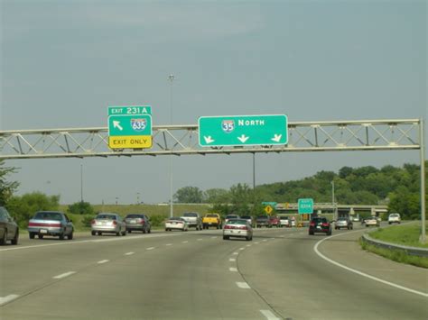 Kansas City Freeways Interstate 35 Northbound Exits 223 232