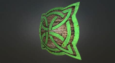 3D celtic knot shield | CGTrader