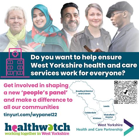 New Peoples Panel For West Yorkshire Healthwatch Wakefield