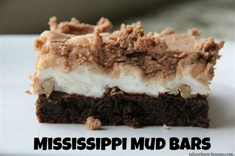 Mississippi Mud Barss Bars Recipe Mix And Match Mama