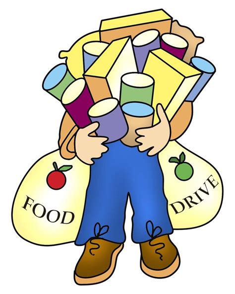 Canned Food Drive Clip Art Clipart Best
