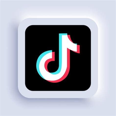 Coleção De Diferentes ícones Tik Tok Logotipo De Mídia Social Arte De