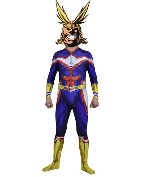 2019 Anime My Hero Academia All Might Cosplay Costume 3d Muscle