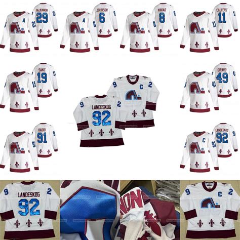 Free delivery for many products! Colorado Avalanche 2021 Reverse Retro Jersey Nathan ...