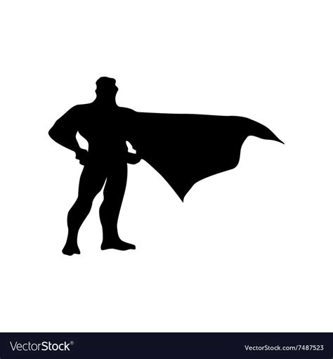 Superhero Silhouette Vector Free At Collection Of