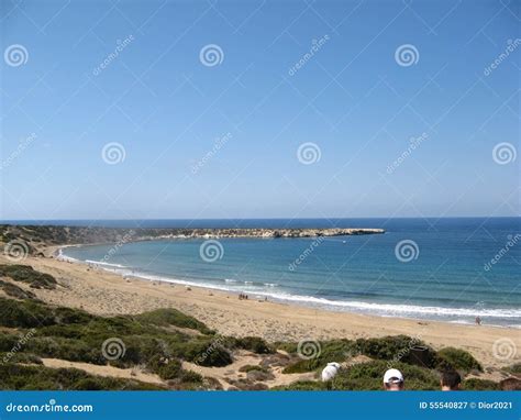 Lara Bay Cyprus One Of The Best Beaches Stock Image Image Of