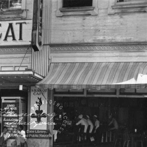 Photograph of the Black Cat Cafe, a night spot in Honolulu ...