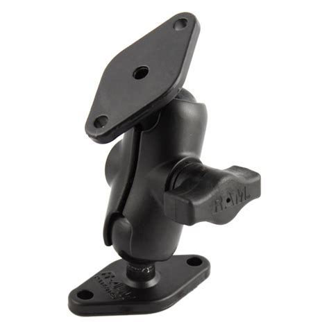 Ram Ram B 102u A 1 Ball Mount With Short Double Socket Arm And Two