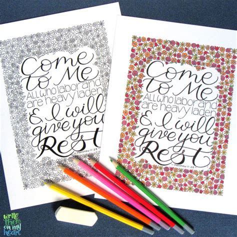 Free Printable Bible Verse Greeting Cards Write Them On My Heart