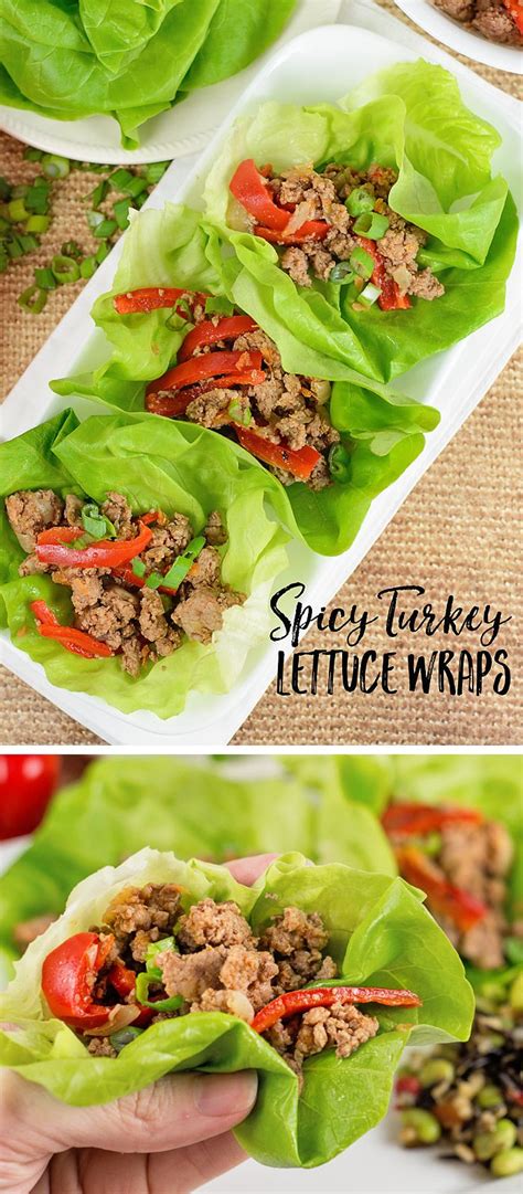 1 pat of low fat butter. These Spicy Turkey Lettuce Wraps are a perfectly delicious low carb, low calorie dinner! The com ...