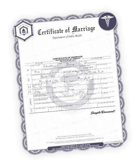 Official Illinois Marriage Certificate Get Your Marriage Records