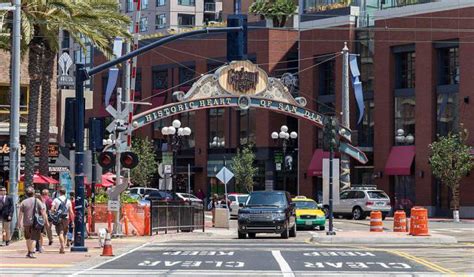 Historic Gaslamp District Walking Tour Self Guided San Diego California