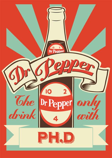 Fiftyyearstoolate Dr Pepper Vintage Poster Design Retro Advertising