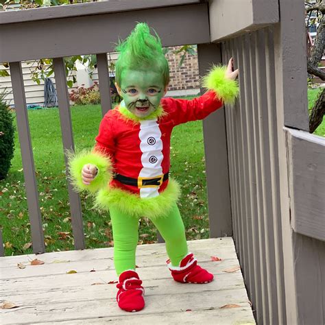 The Grinch Baby Costume 💚 Halloween Halloweencostume Thegrinch