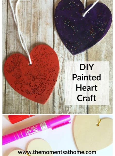 Easy Diy Painted Heart Craft