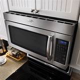 Images of Whirlpool 1 8 Cu Ft Over The Range Microwave Stainless Steel