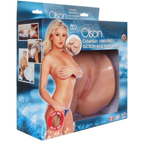 Bree Olson Cyberskin Vibrating Suction Base Pussy And Ass Sex Toys At