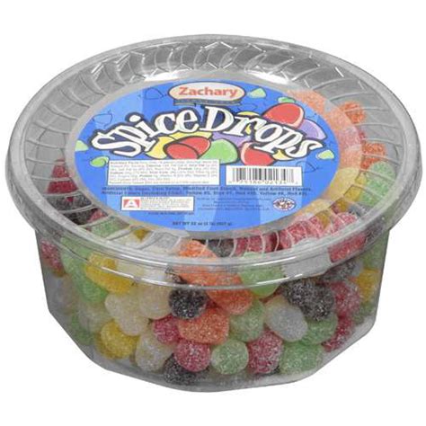 Zachary Spice Drops Gummies Coated In Sugar 32 Oz