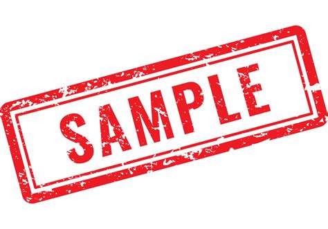 Sample Rubber Stamp 21433017 Png