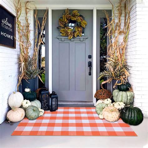 20 Cozy Outdoor Decor Ideas For Fall Front Porches The Unlikely Hostess