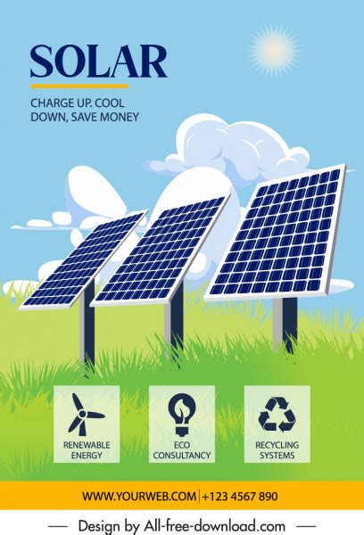 Solar Power Station Vectors Free Download Graphic Art Designs