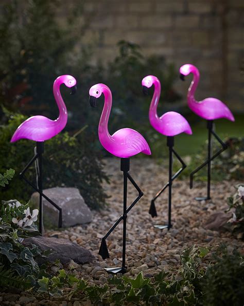 Pin By Judy Fisher On Garden Art Flamingo Lights Flamingo Garden