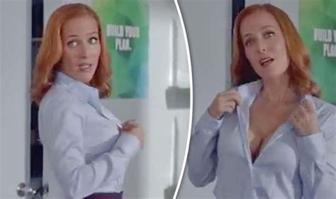 Actress Gillian Anderson Oozes Sex Appeal In Saucy X Files Scenes Tv