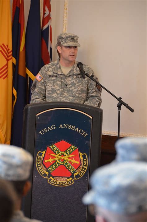 Command Sgt Maj Mark A Kiefer Assumes Responsibility At Usag Ansbach