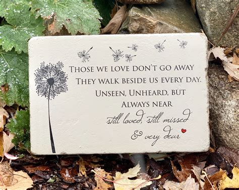 In Loving Memory Engraved Personalized Garden Memorial Stone God Rocks