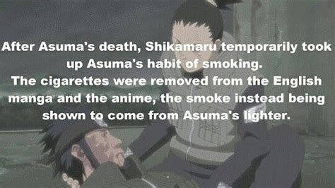 Naruto Facts Anime Facts Shikamaru Asuma Manga Anime Shikamaru