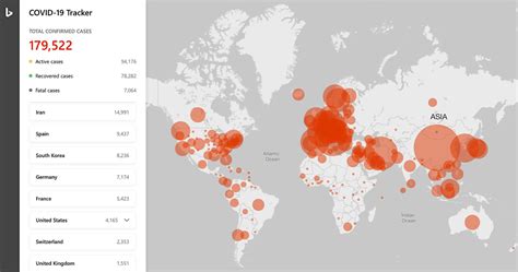 The only independent world health organization (who) recognized one stop platform for verified data and news. Bing Launches an Interactive COVID-19 Tracking Map ...