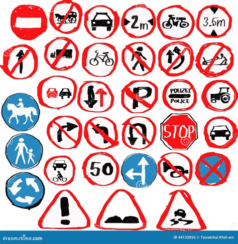 Traffic Signs Drawing