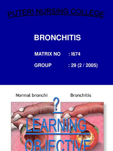 Bronchitis Mucus Respiratory Tract
