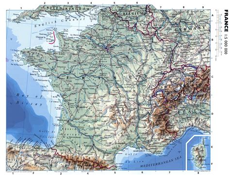 Detailed Map Of France Map With France Western Europe Europe