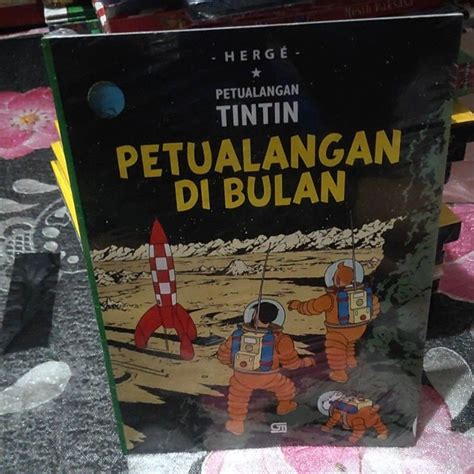 Jual Original Buku Petualangan Tintin Petualangan Di Bulan Shopee